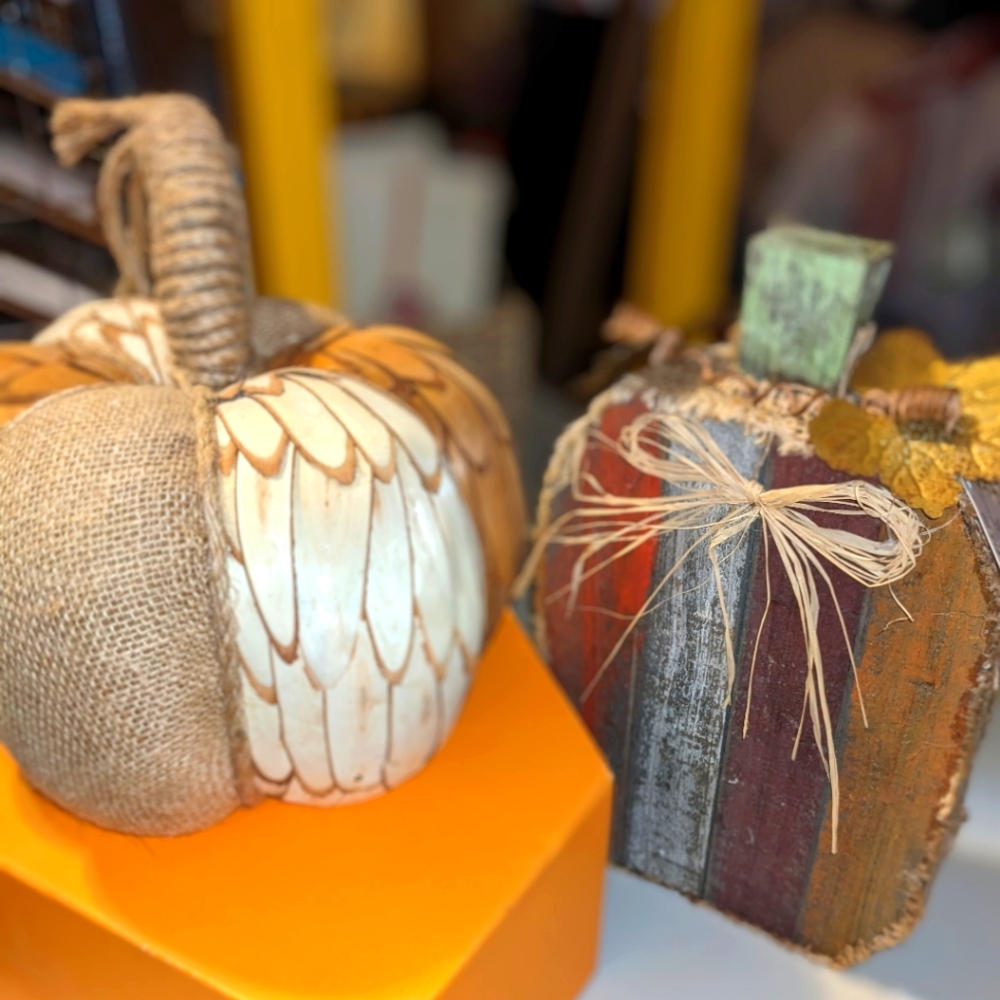 Box#5 🔥 5 For $35 🔥 Two Fall Decor Pumpkins